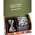 Peggy and Finn - Protea Bow Tie Gift Box - Ties & Cufflinks (Green) Protea Bow Tie Gift Box