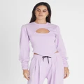 Heaven Australia - Amethyst Corset Sweater - Tops (Lavender) Amethyst Corset Sweater