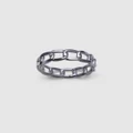 Von Treskow - Hard Curb Chain Ring - Jewellery (Silver) Hard Curb Chain Ring