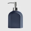 Greg Natale - Avalon Soap Pump Navy with Silver - Bathroom (Navy) Avalon Soap Pump Navy with Silver