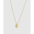 Arms Of Eve - Taurus Zodiac Gold Tag Necklace - Jewellery (Gold) Taurus Zodiac Gold Tag Necklace