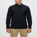 Tommy Hilfiger - Flex Poplin Shirt - Shirts & Polos (Black) Flex Poplin Shirt