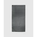 Bambury - Matrix Microfibre Large Gym Towel - Bathroom (Grey) Matrix Microfibre Large Gym Towel