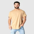 ONEBYONE - Classic Blank Tee - T-Shirts & Singlets (Tan) Classic Blank Tee