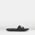 Nike - Kawa Slides - Sandals (Black & White) Kawa Slides