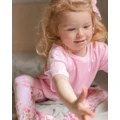 WITH LOVE FOR KIDS - Easy Top Wide Ribbed Babies Kids - Tops (Candy Pink) Easy Top Wide Ribbed - Babies - Kids