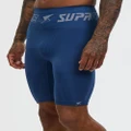 Supacore - Patented CORETECH® Compression Shorts Men's - Compression Bottoms (Denim) Patented CORETECH® Compression Shorts - Men's