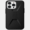 UAG - iPhone 13 Pro Civilian Phone Case - Tech Accessories (Black) iPhone 13 Pro Civilian Phone Case