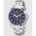 Maserati - Successo 44mm Blue Dial Chronograph - Watches (Blue) Successo 44mm Blue Dial Chronograph