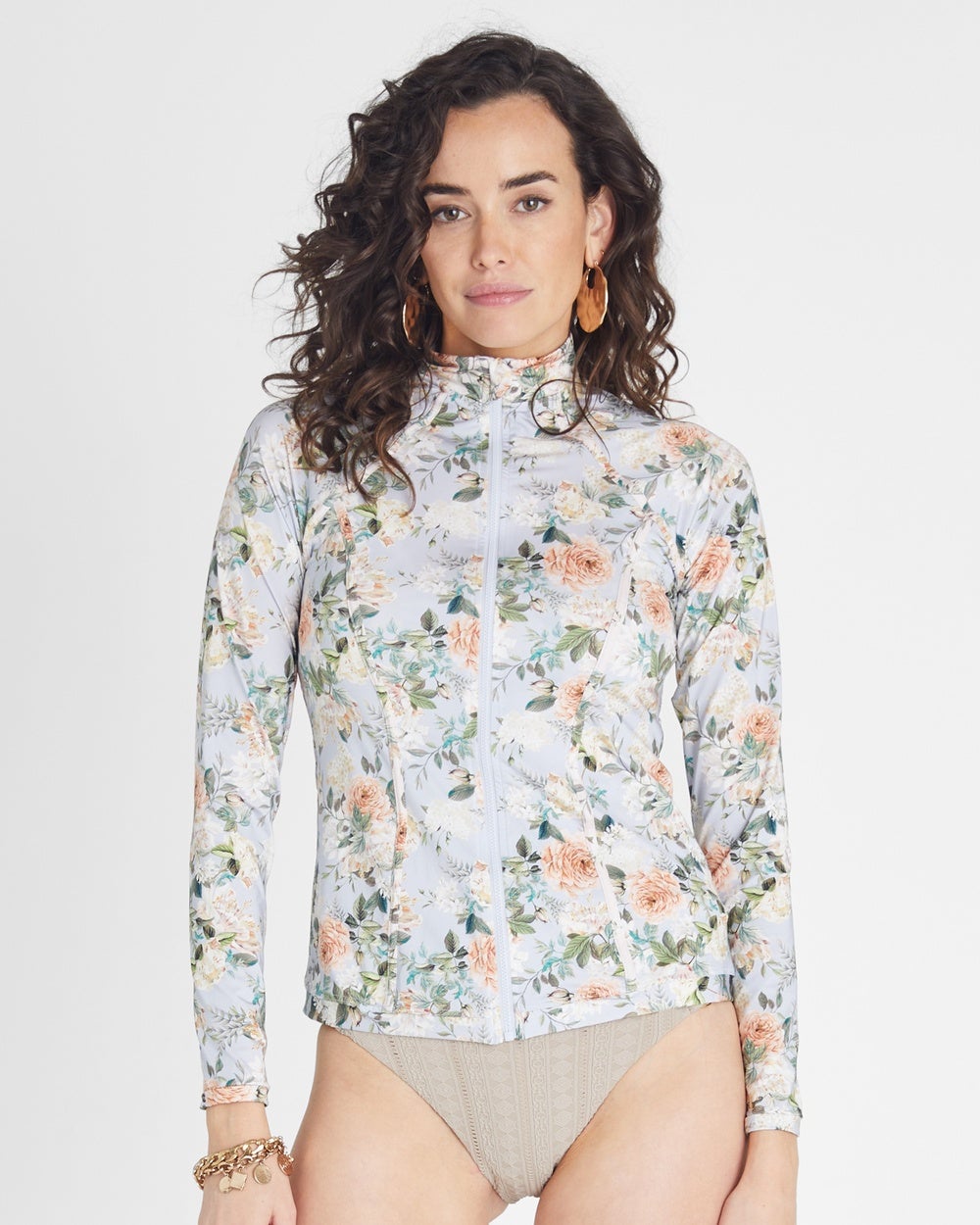 Aqua Blu Australia - Vervain Hayley Rash Guard - Swimwear (Multi) Vervain Hayley Rash Guard