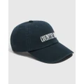 Country Road - Australian Cotton Blend Heritage Cap - Headwear (Navy) Australian Cotton Blend Heritage Cap