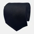 Abelard - Textured Silk Formal Tie - Ties (BLACK) Textured Silk Formal Tie