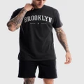 Counter Culture - Brooklyn Tee - Short Sleeve T-Shirts (Vintage Black) Brooklyn Tee