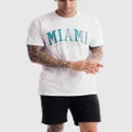 Counter Culture - Miami Tee - Short Sleeve T-Shirts (White) Miami Tee
