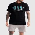 Counter Culture - Miami Tee - Short Sleeve T-Shirts (Black) Miami Tee