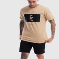 Counter Culture - Blackout Tee - Short Sleeve T-Shirts (Camel) Blackout Tee