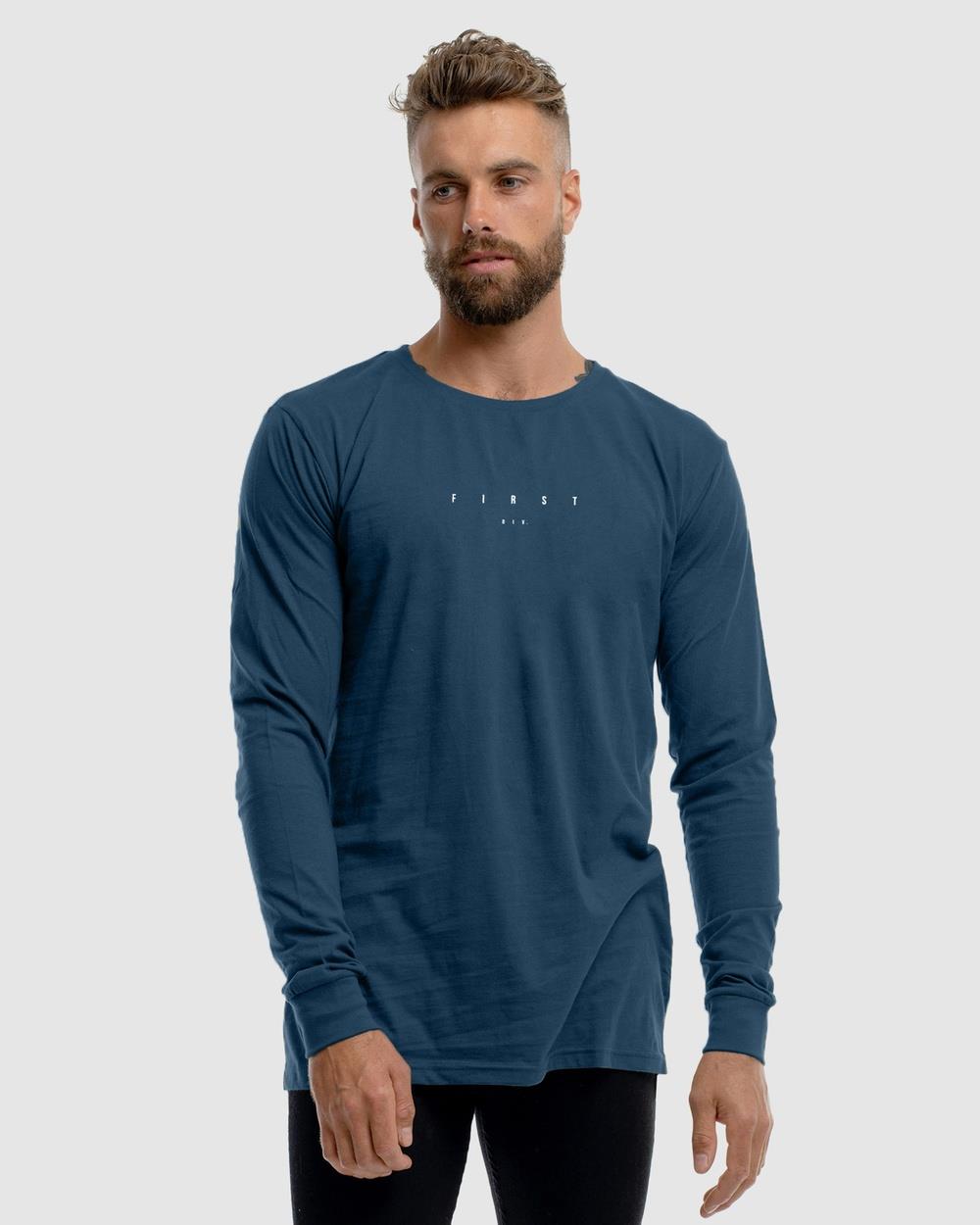 First Division - Stature Long Sleeve Tee - Long Sleeve T-Shirts (Ink) Stature Long Sleeve Tee
