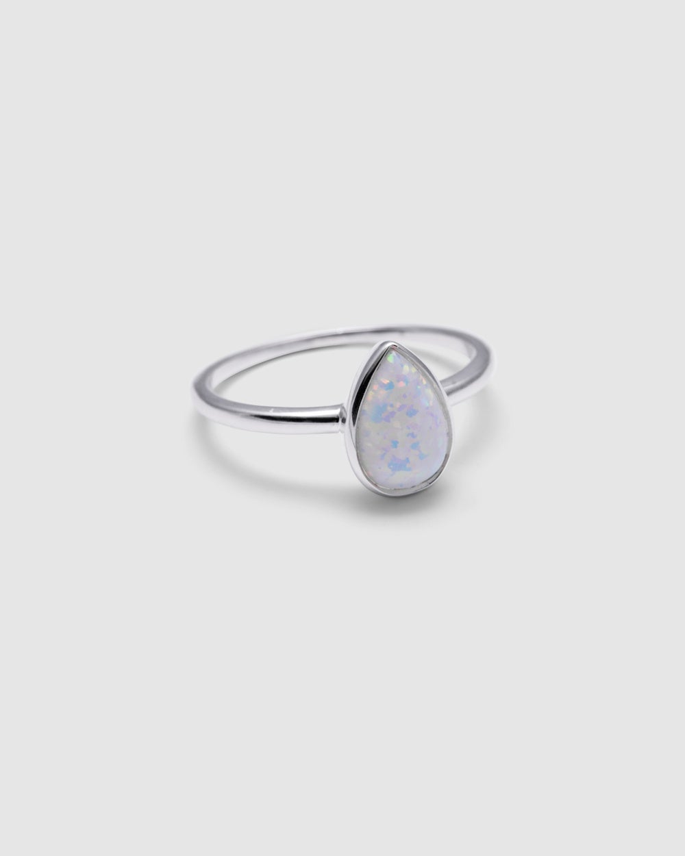 Von Treskow - Pear Czelline Opal Ring - Jewellery (Silver) Pear Czelline Opal Ring