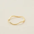 SAINT VALENTINE - Vera Wave Ring Gold - Jewellery (Gold) Vera Wave Ring - Gold