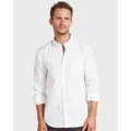 Academy Brand - Frank Poplin Shirt - Shirts & Polos (White) Frank Poplin Shirt