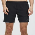 2XU - Aero 7" Shorts - Shorts (Black & Silver Reflective) Aero 7" Shorts