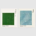 Inka Arthouse - 2x Japanese Taguchi Tomoki Art Prints - Home (Green) 2x Japanese Taguchi Tomoki Art Prints
