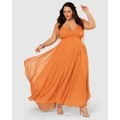 The Poetic Gypsy - Shangri La Maxi Dress - Wedding Dresses (Orange) Shangri La Maxi Dress