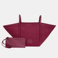 West 14th - Fifth Avenue Tote Shoulder Bag - Handbags (Burgundy) Fifth Avenue Tote Shoulder Bag
