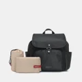 Babymel - Freddie Vegan Leather Backpack Nappy Bag - Bags (Black) Freddie Vegan Leather Backpack Nappy Bag