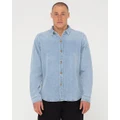 Rusty - Dryver Denim Longsleeve Shirt - Long Sleeve T-Shirts (ASB) Dryver Denim Longsleeve Shirt