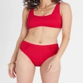 Heaven Australia - Ruby Phoebe High Waist Pant - Bikini Set (Red) Ruby Phoebe High Waist Pant