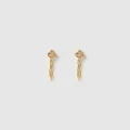 Izoa - Dawn Drop Stud Earrings - Jewellery (Gold) Dawn Drop Stud Earrings