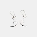 Karen Walker - Moon Earrings - Jewellery (Sterling Silver) Moon Earrings