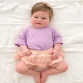 WITH LOVE FOR KIDS - Ruffle Bloomers Wide Ribbed Babies Kids - Bloomers (Fairy Floss) Ruffle Bloomers Wide Ribbed - Babies - Kids
