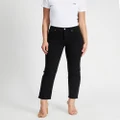 Levi's - Wedgie Straight Jeans - High-Waisted (Black Sprout) Wedgie Straight Jeans