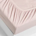 Sheet Society - Frankie Flannelette Cot Fitted Sheet - Home (Pink) Frankie Flannelette Cot Fitted Sheet