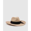 Morgan & Taylor - Adriana Cowboy Hat - Hats (Natural) Adriana Cowboy Hat