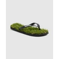 Kustom - Keep On The Grass - Sandals (GRASS GREEN) Keep On The Grass