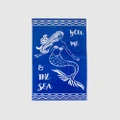 Bambury - Siren Beach Towel - Home (Blue) Siren Beach Towel