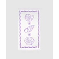 Bambury - Corfu Beach Towel - Home (Purple) Corfu Beach Towel