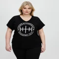 Hope & Harvest - Signature Round Logo Tee - T-Shirts & Singlets (Black) Signature Round Logo Tee