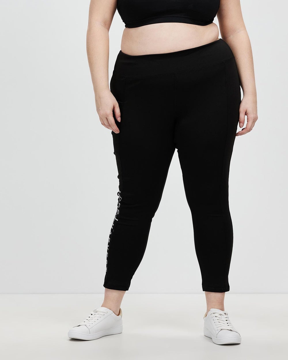 Hope & Harvest - Full Length Activewear Pocket Tights - Leggings (Black) Full Length Activewear Pocket Tights