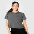 The WOD Life - Everyday Cropped T Shirt - Short Sleeve T-Shirts (Grey) Everyday Cropped T-Shirt