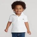 Polo Ralph Lauren - The Iconic Mesh Polo Shirt Kids - Shirts & Polos (White) The Iconic Mesh Polo Shirt - Kids