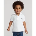 Polo Ralph Lauren - The Iconic Mesh Polo Shirt Kids - Shirts & Polos (White) The Iconic Mesh Polo Shirt - Kids