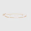 Arms Of Eve - Poppy Anklet Stack Gold - Jewellery (Gold) Poppy Anklet Stack - Gold