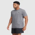 RVCA Sport - Va Sport Vent Short Sleeve Top For Men - T-Shirts & Singlets (CHARCOAL HEATHER) Va Sport Vent Short Sleeve Top For Men