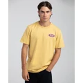 Mambo Surf De Luxe - De Luxe Organic Cotton T Shirt - T-Shirts & Singlets (Yellow) De Luxe Organic Cotton T-Shirt