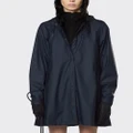 RAINS - A Line W Rain Jacket - Coats & Jackets (Navy) A-Line W Rain Jacket