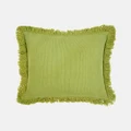 Linen House - Coastal Filled Cushion - Home (Leaf) Coastal Filled Cushion